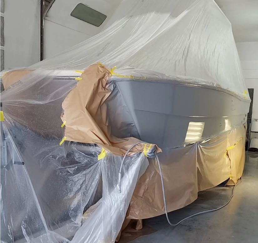 Catamaran Rear Deck and Paint